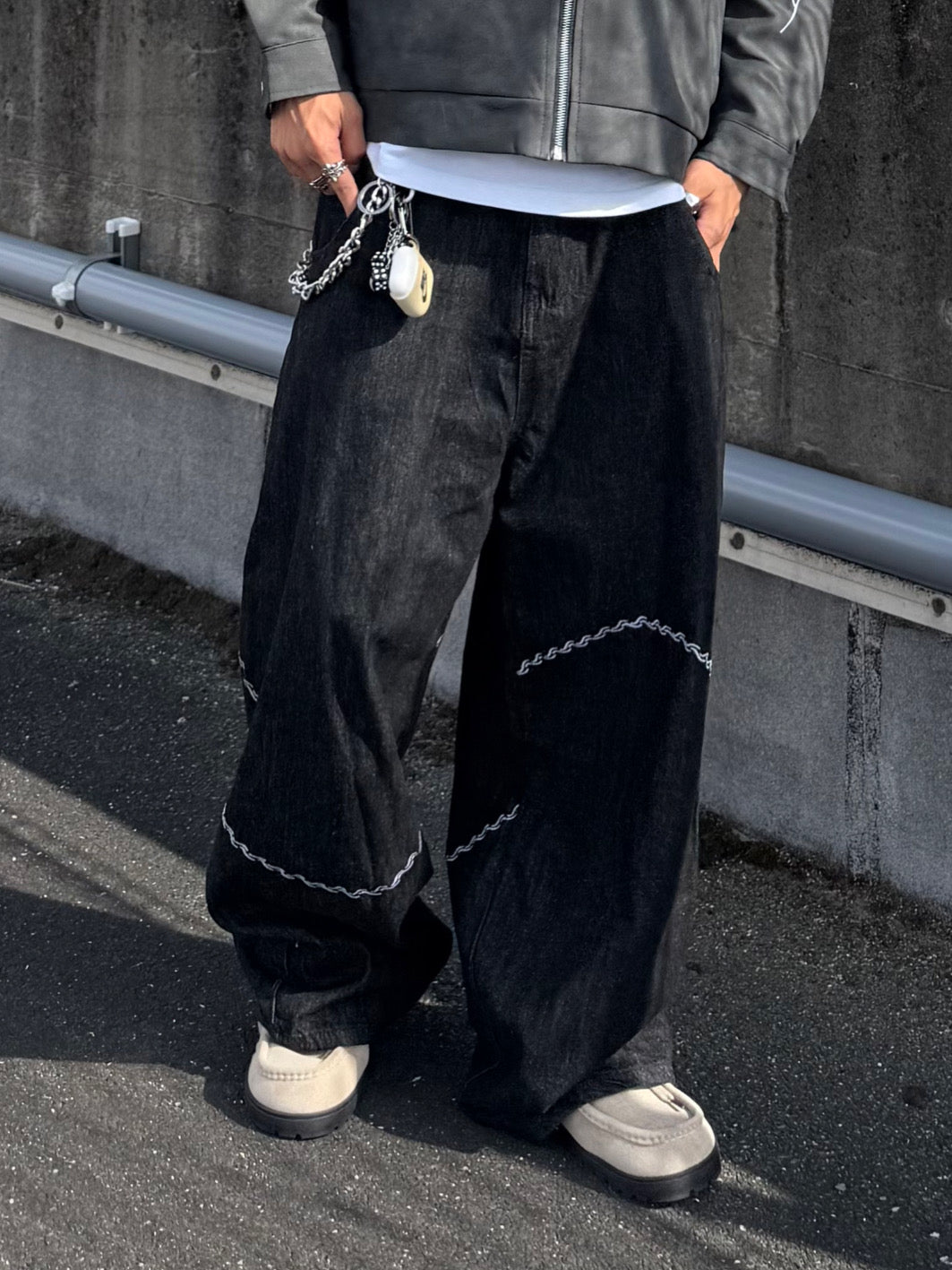 カーブデザインパンツ DPB90014