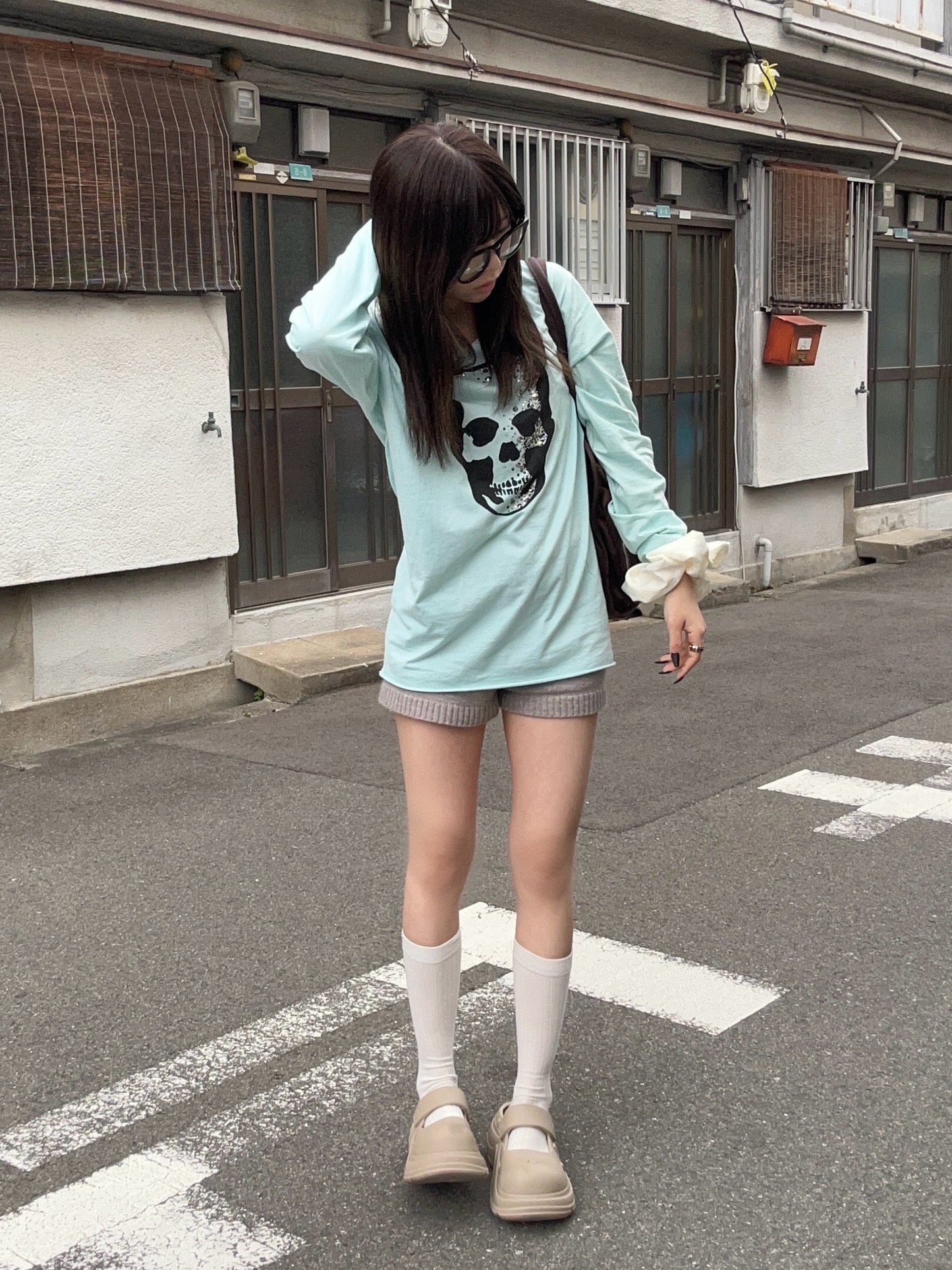 ニットショートパンツ DPB98054