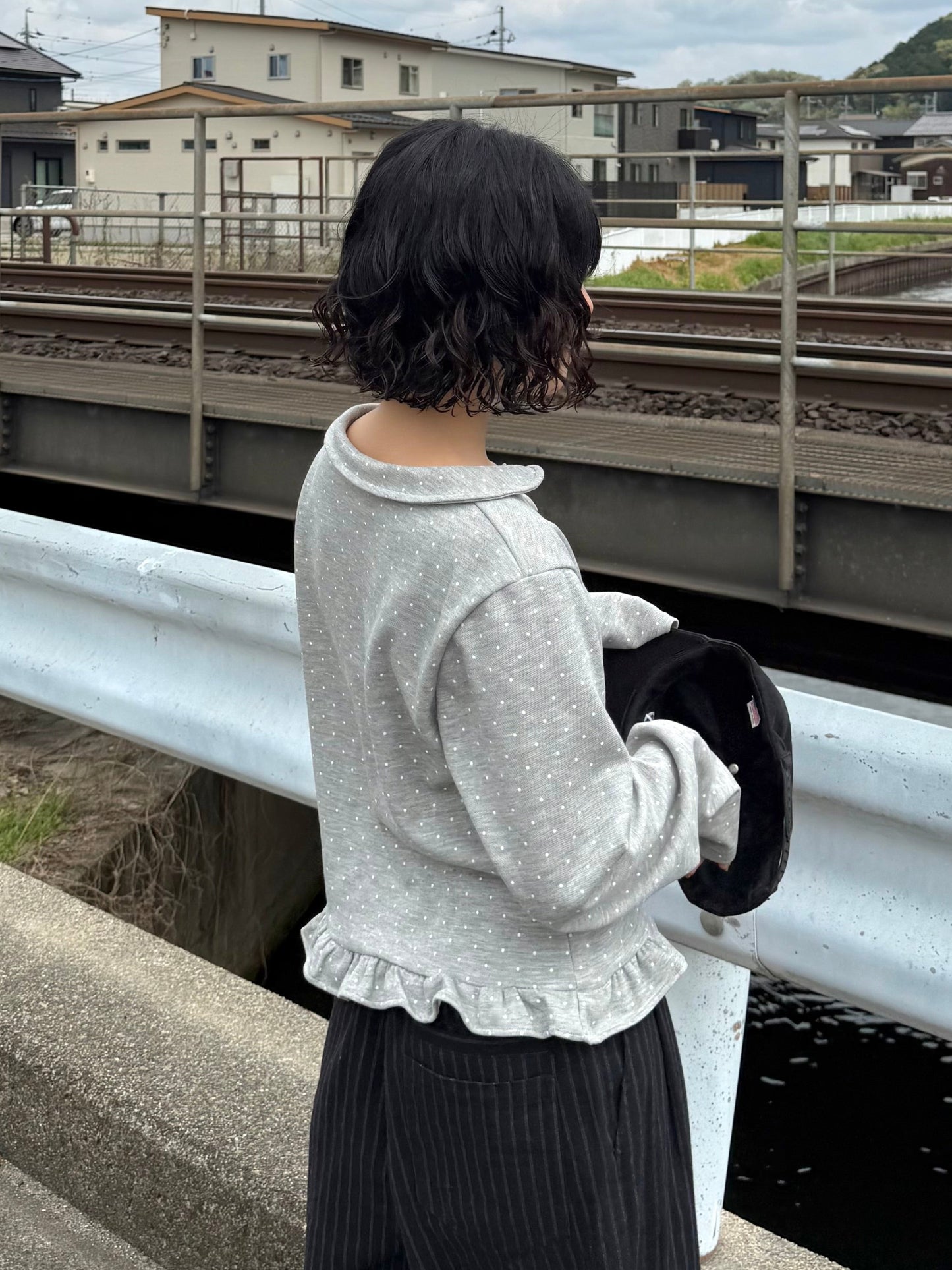 裾フリルデザイントップス DPB70160