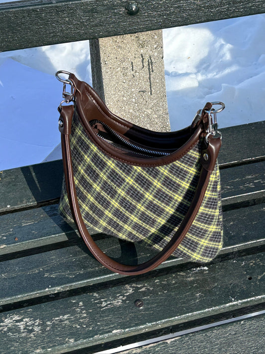 カジュアルチェックハンドバッグ DPA43778