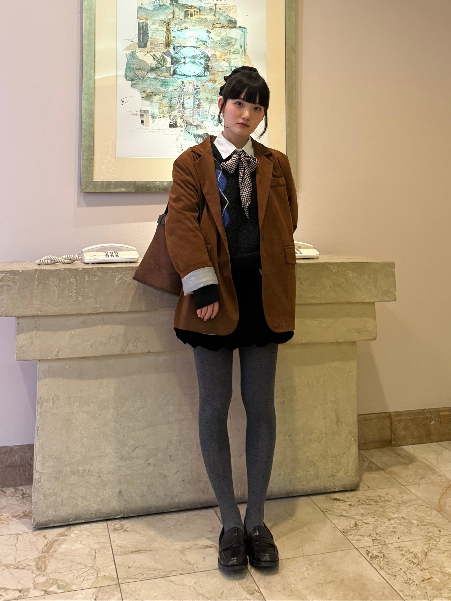 スエードライクテーラードジャケット DPA43723