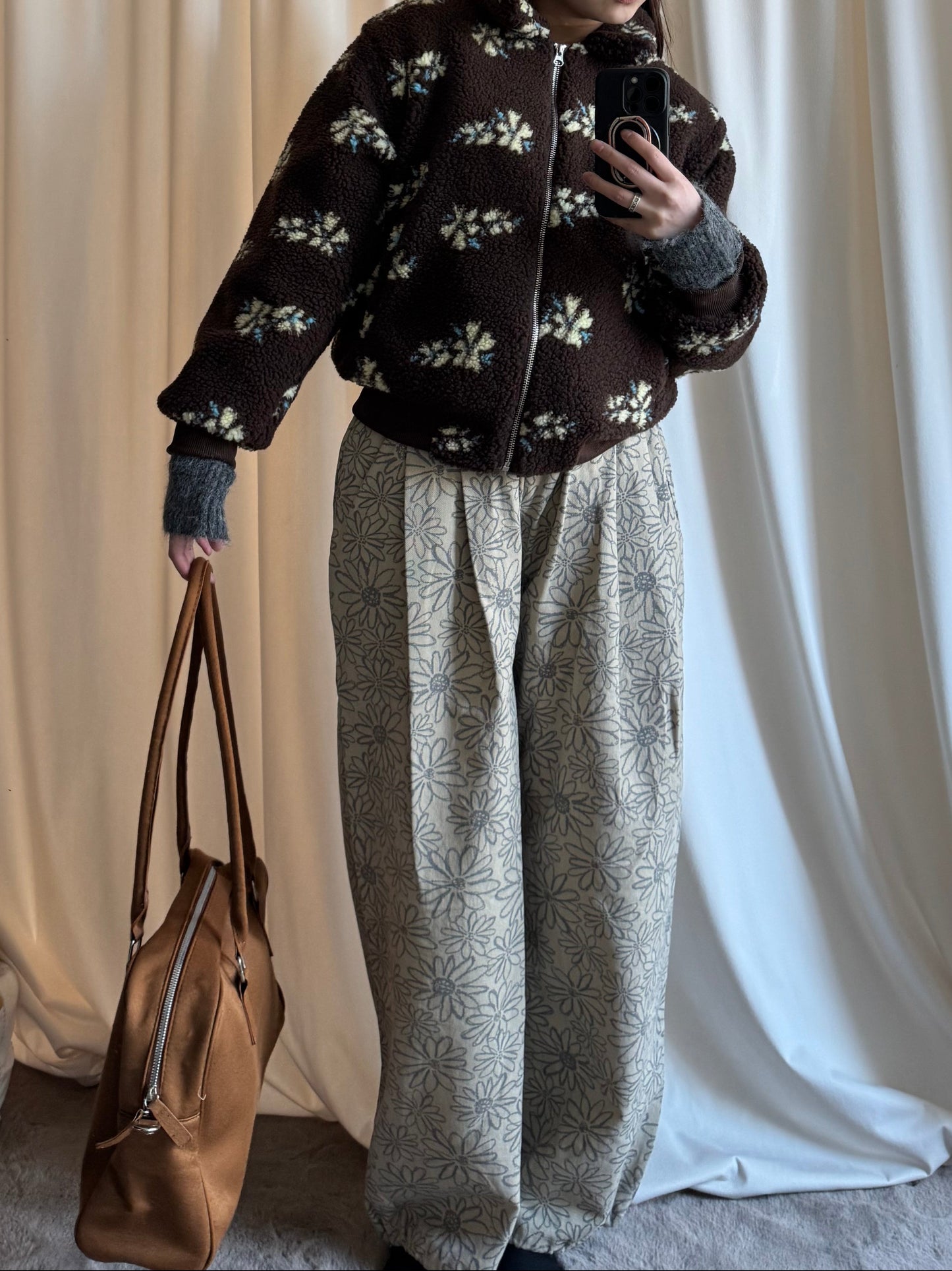 フラワータックパンツ DPB91108