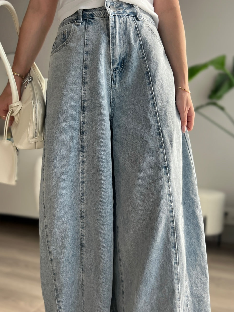 カーブシルエットデニムパンツ DPB56325