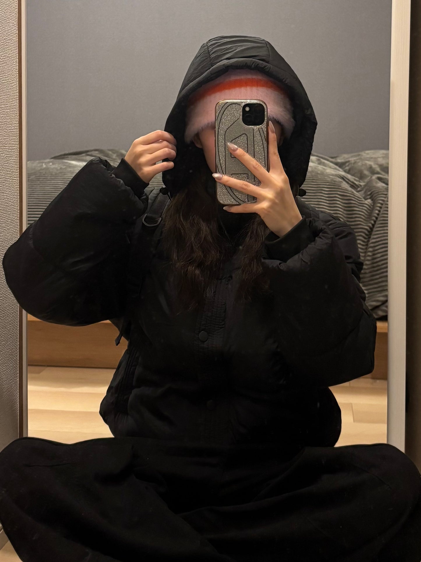 フード付きパデットジャケット DPB88113