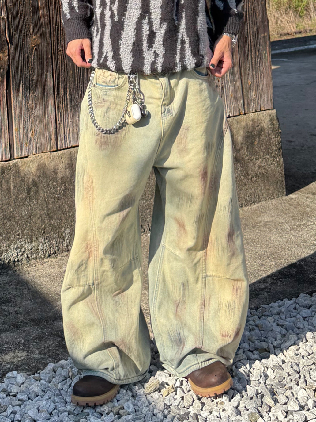 ダメージデザインデニムパンツ DPB90051