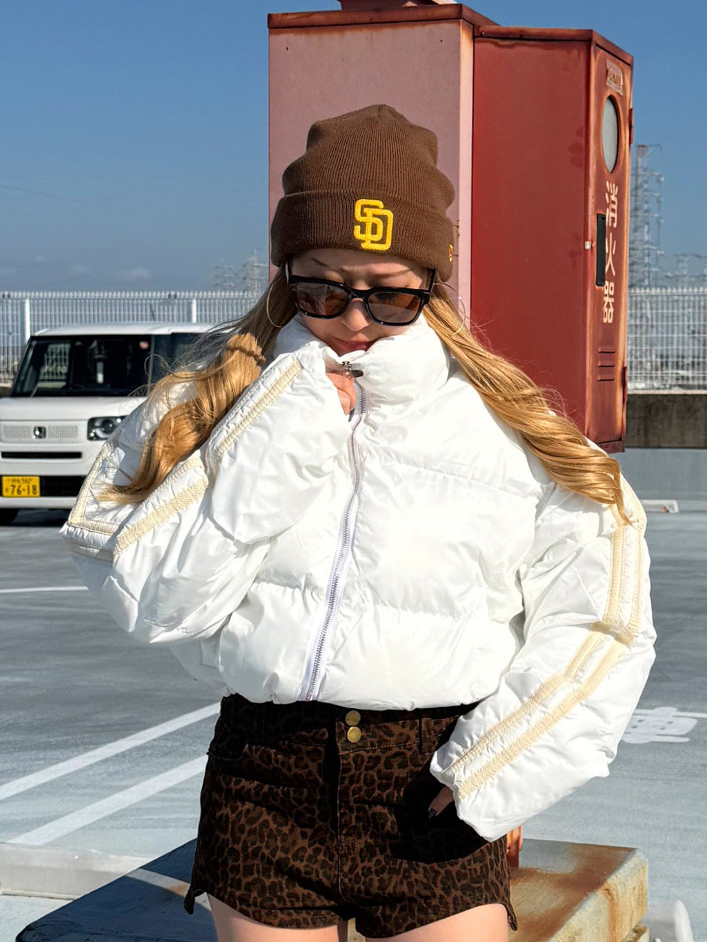 ラインショートダウンジャケット DPB73541