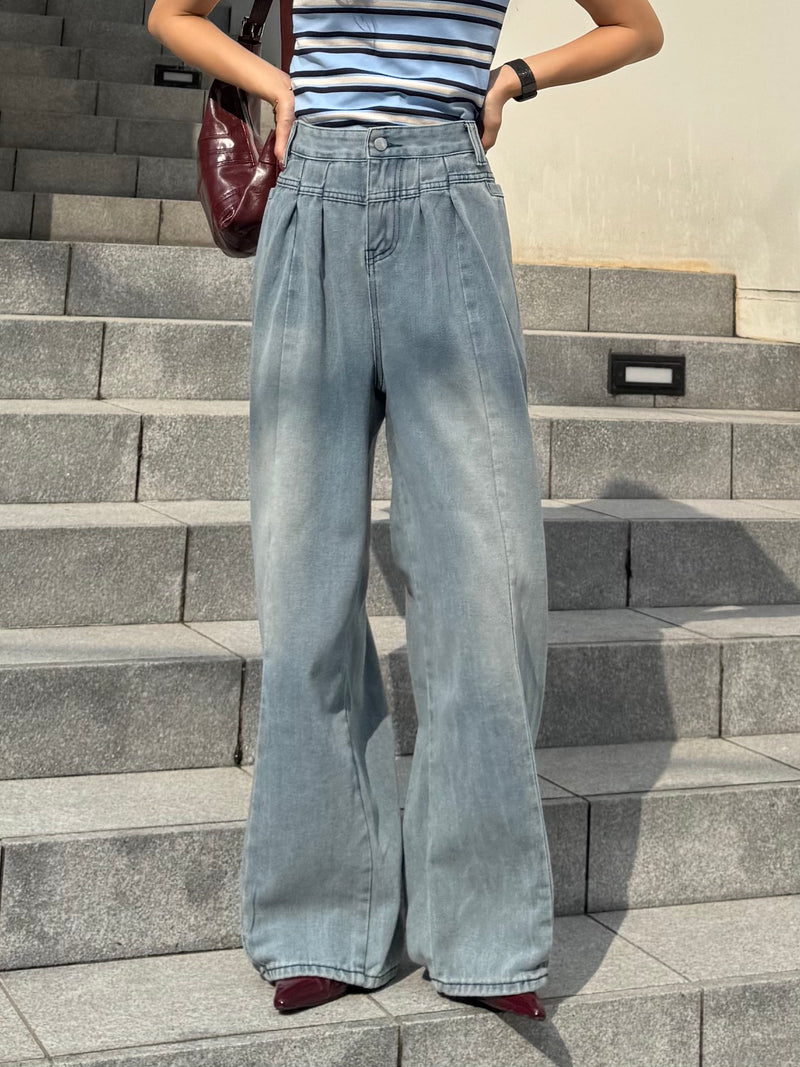 MACHATT ウエストタックデニム ブルー 36 ウエストタックデニム（ブルー） | MACHATT ONLINE STORE
