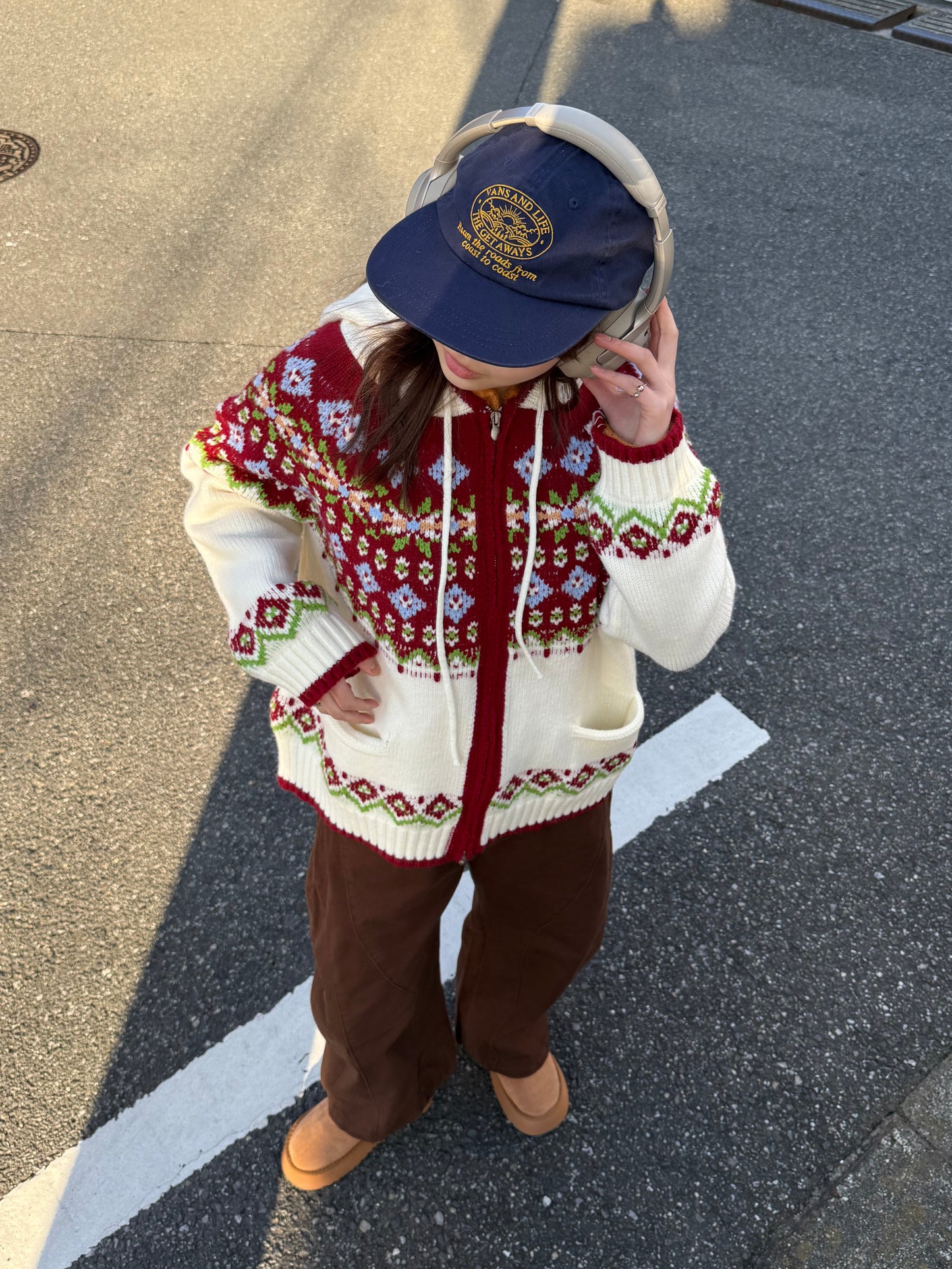 ノルディックフルジップニット DPB91065