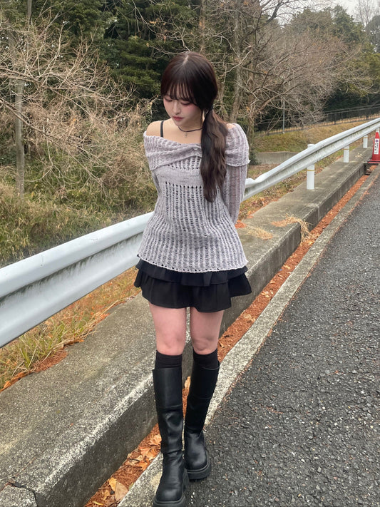 ハイダメージルーズニット DPB74090