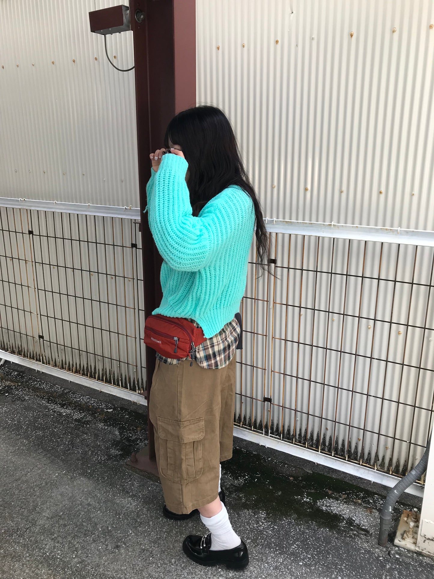 ワイドネックニットトップス DPB89216