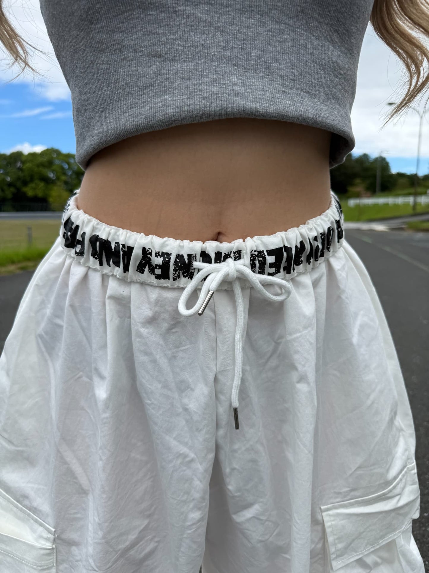 【即納】ウエストデザインナイロンパンツ DPB73668S