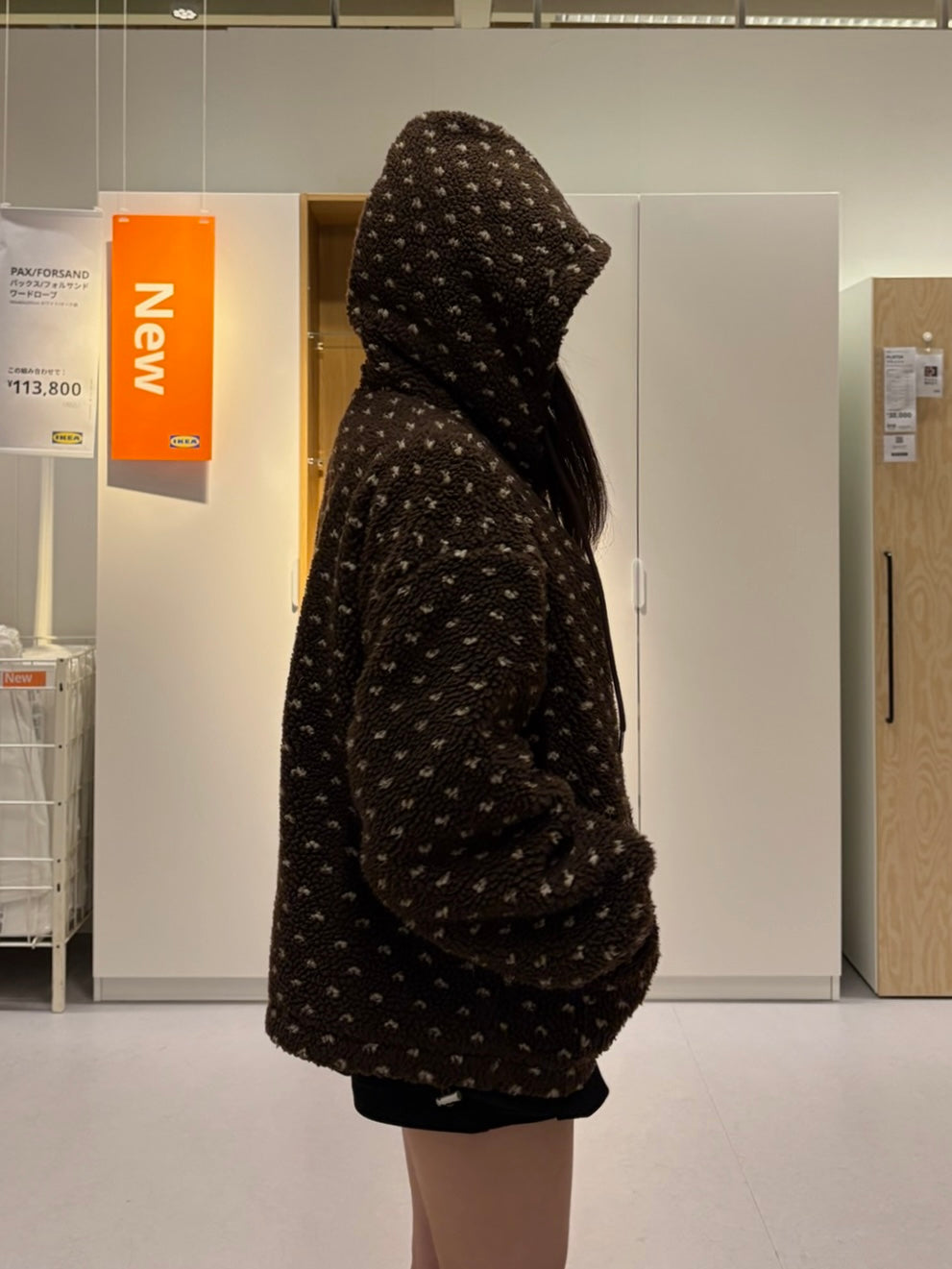 ハートドットボアフリースフーディー DPB98029