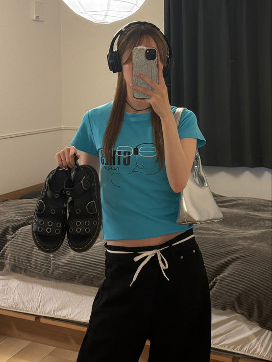 ライトブルーTシャツ DPB88280