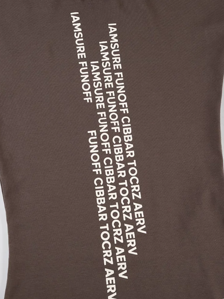 レッドレタリングTシャツ DPB71748