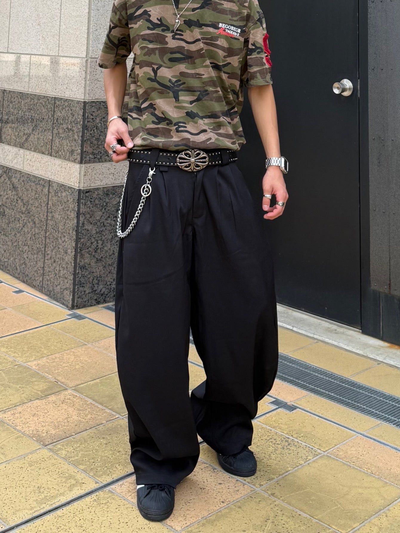 Kenshin_ウエストコードモップパンツ DPB73409