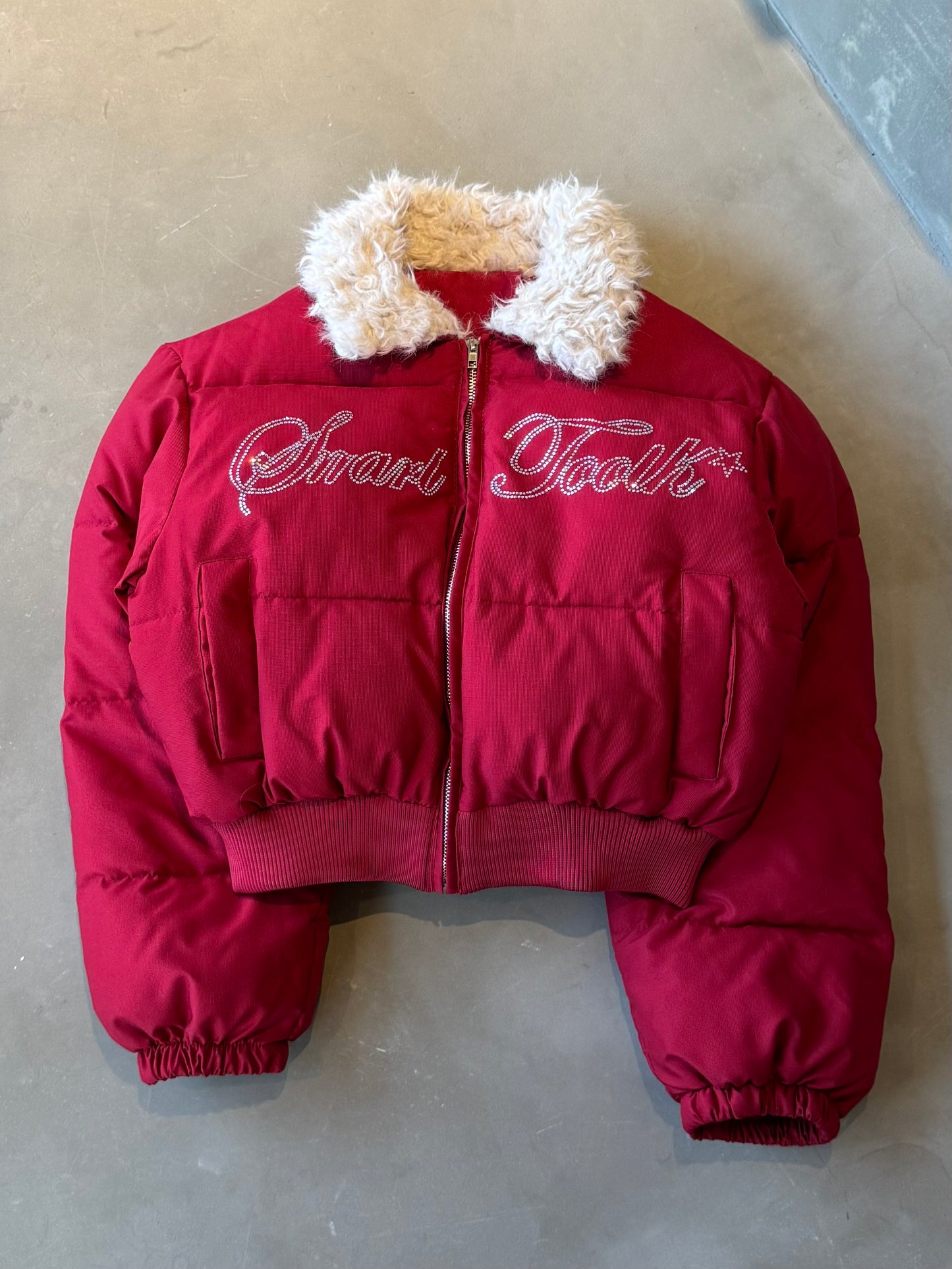 ラメロゴ中綿ジャケット DPB91072