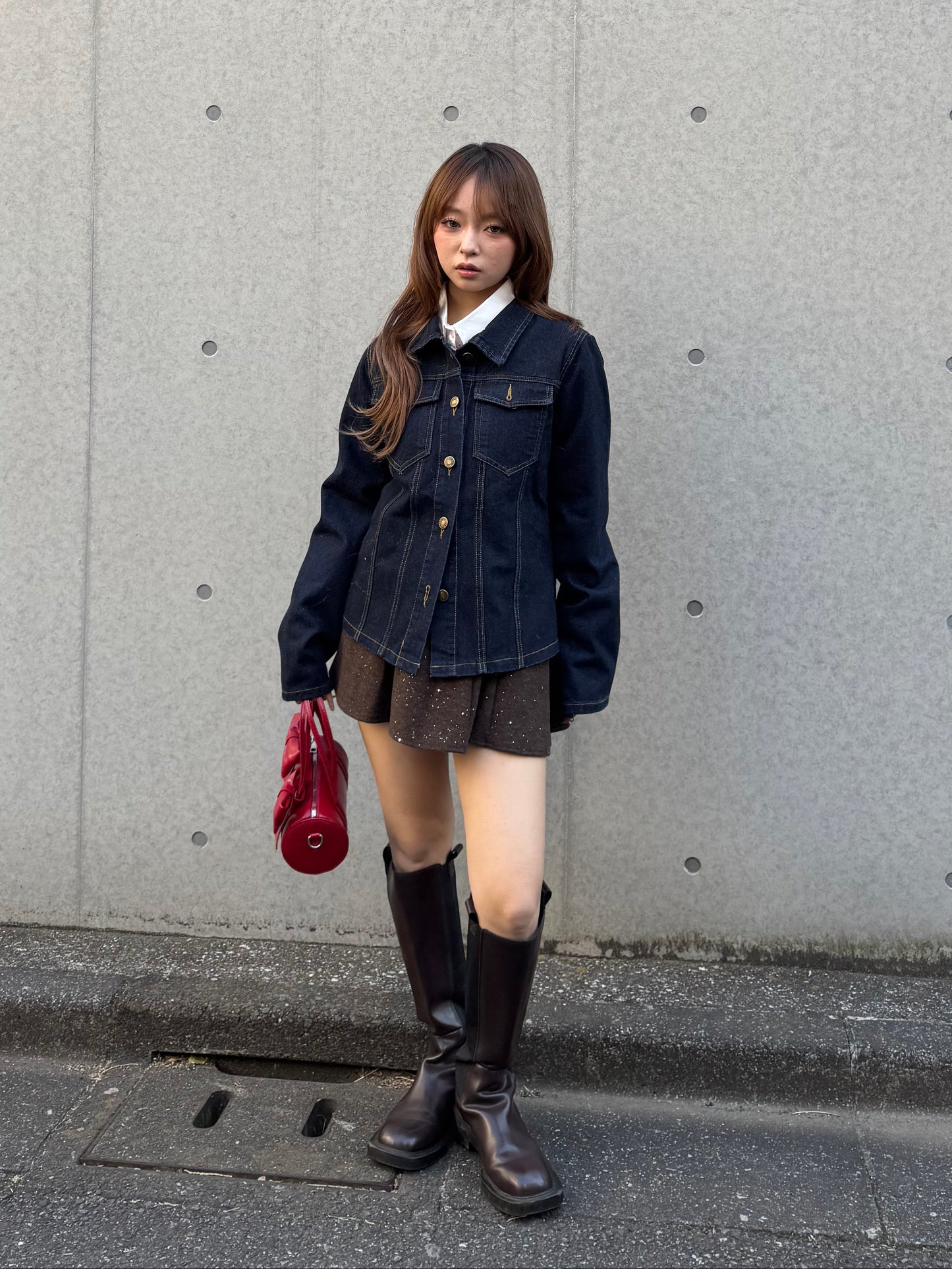 ウエストスリムデニムジャケット DPB86194