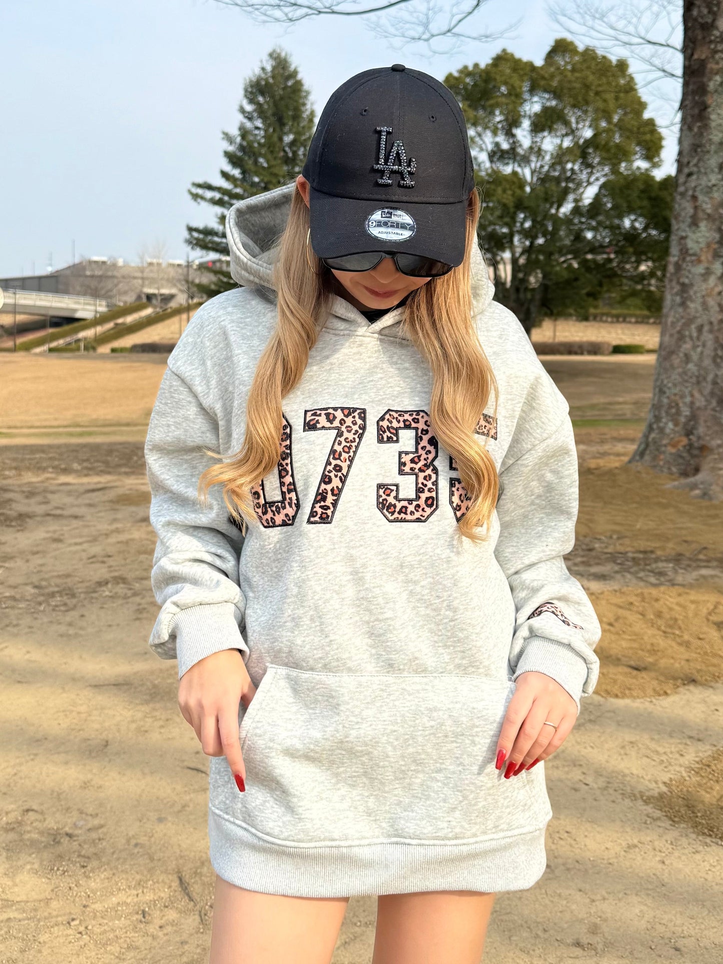 オーバーレオパードパーカー DPB73588