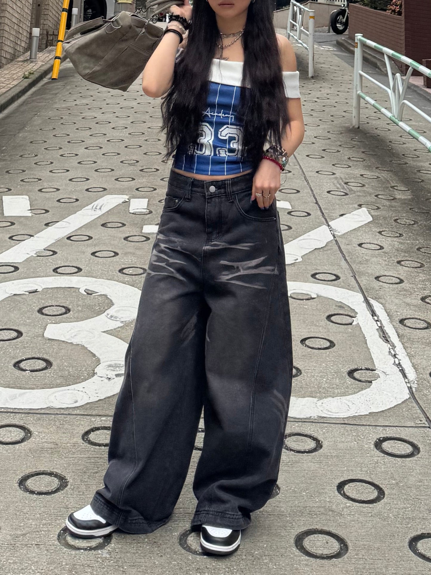 バルーンウォッシュドデニムパンツ DPB86055