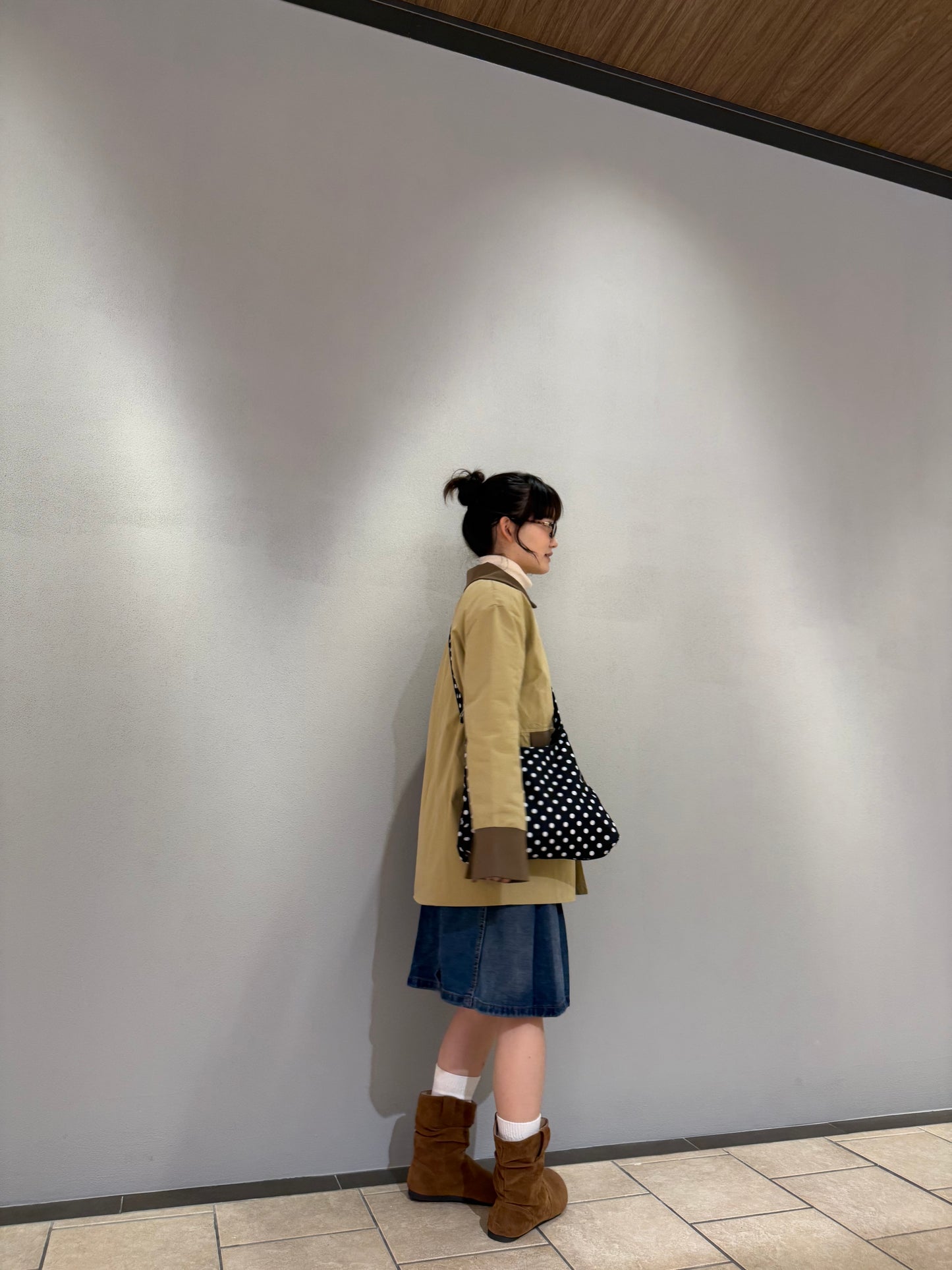 ライトブラウンショートブーツ DPA43691