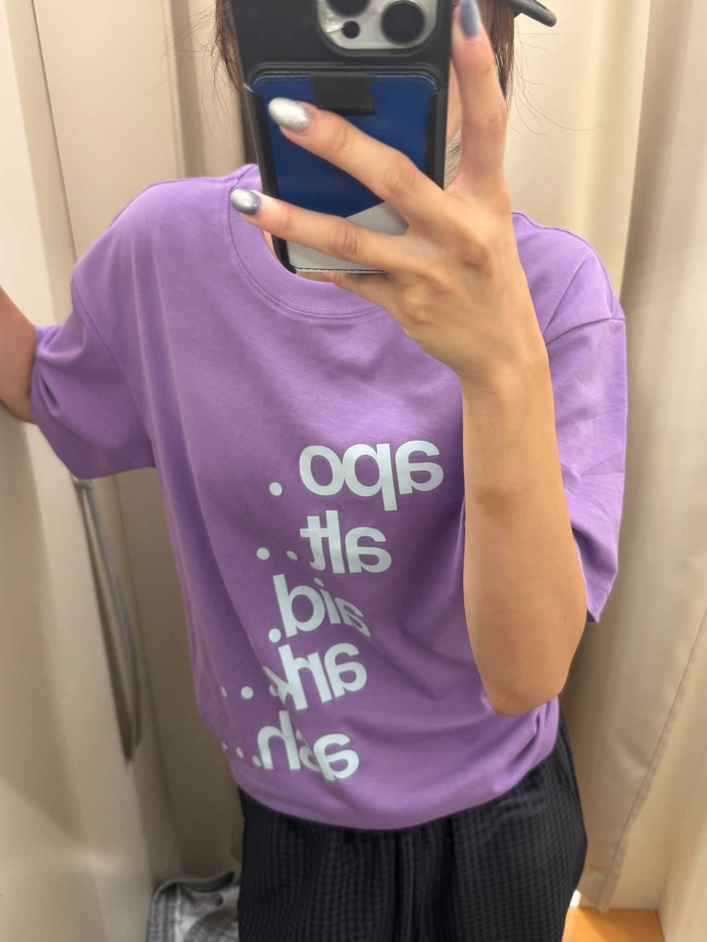 レタリングクルーネックTシャツ DPC07057