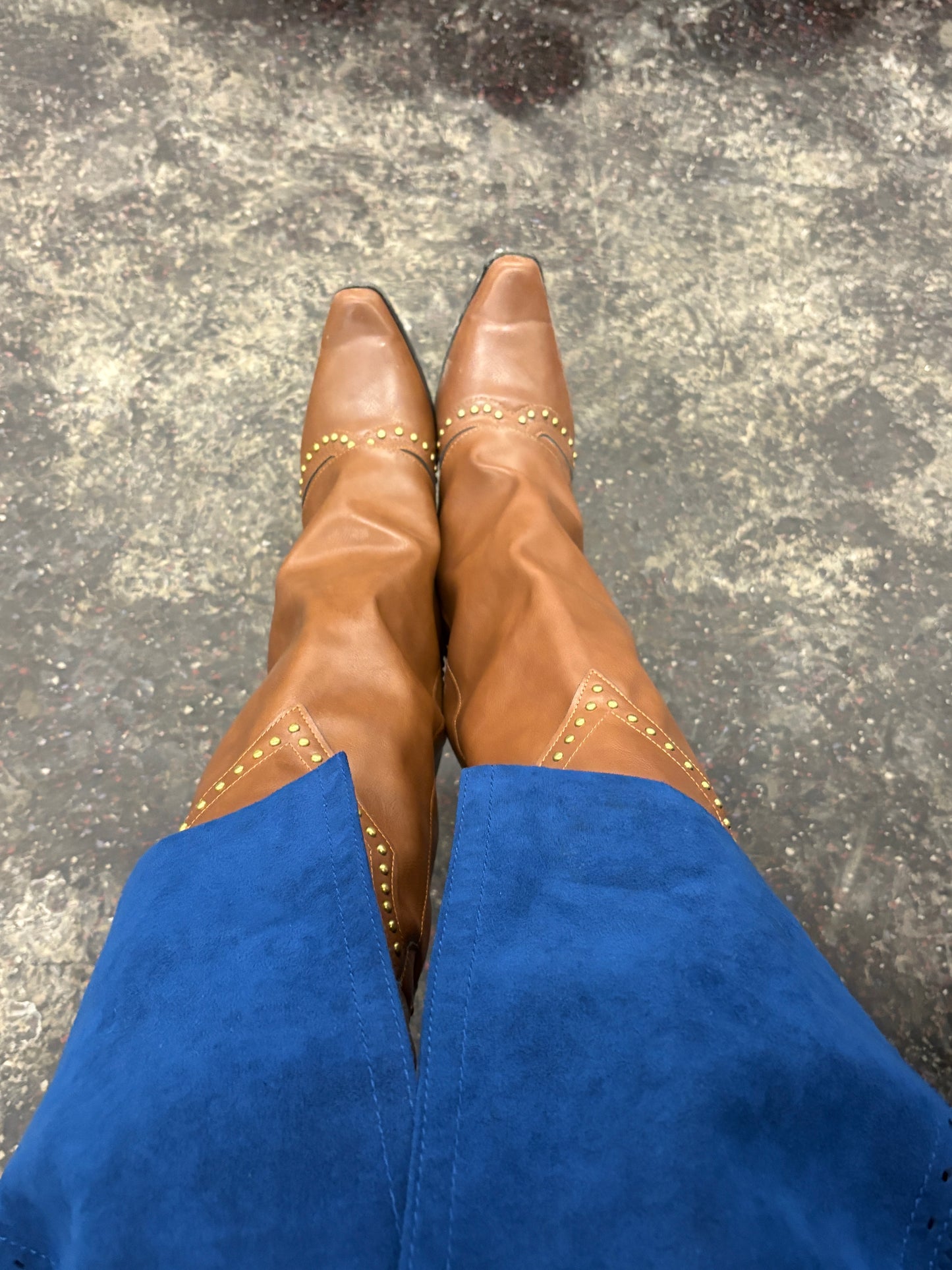 ダークブラウンウエスタンブーツ DPA43799