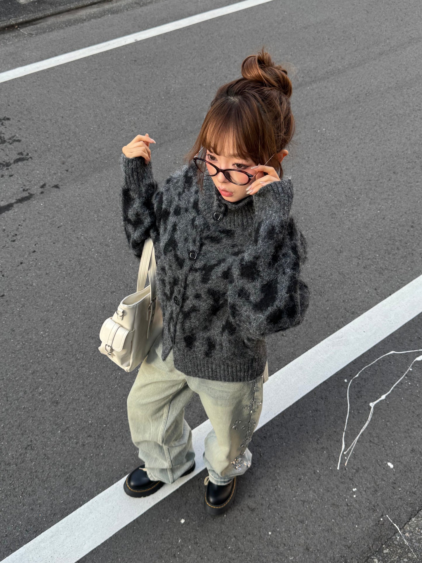 サイドクロスビジューデニムパンツ DPB86169