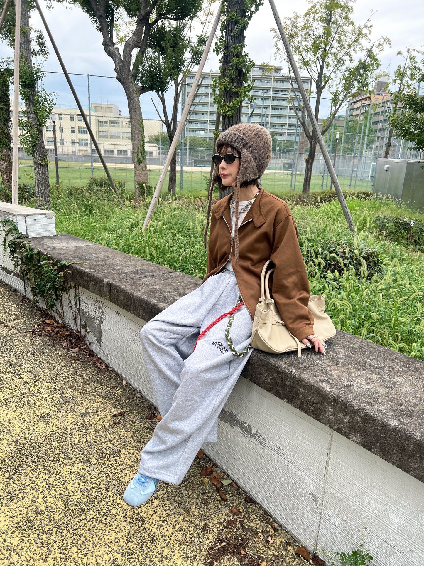 スウェードライクブルゾン DPB79212