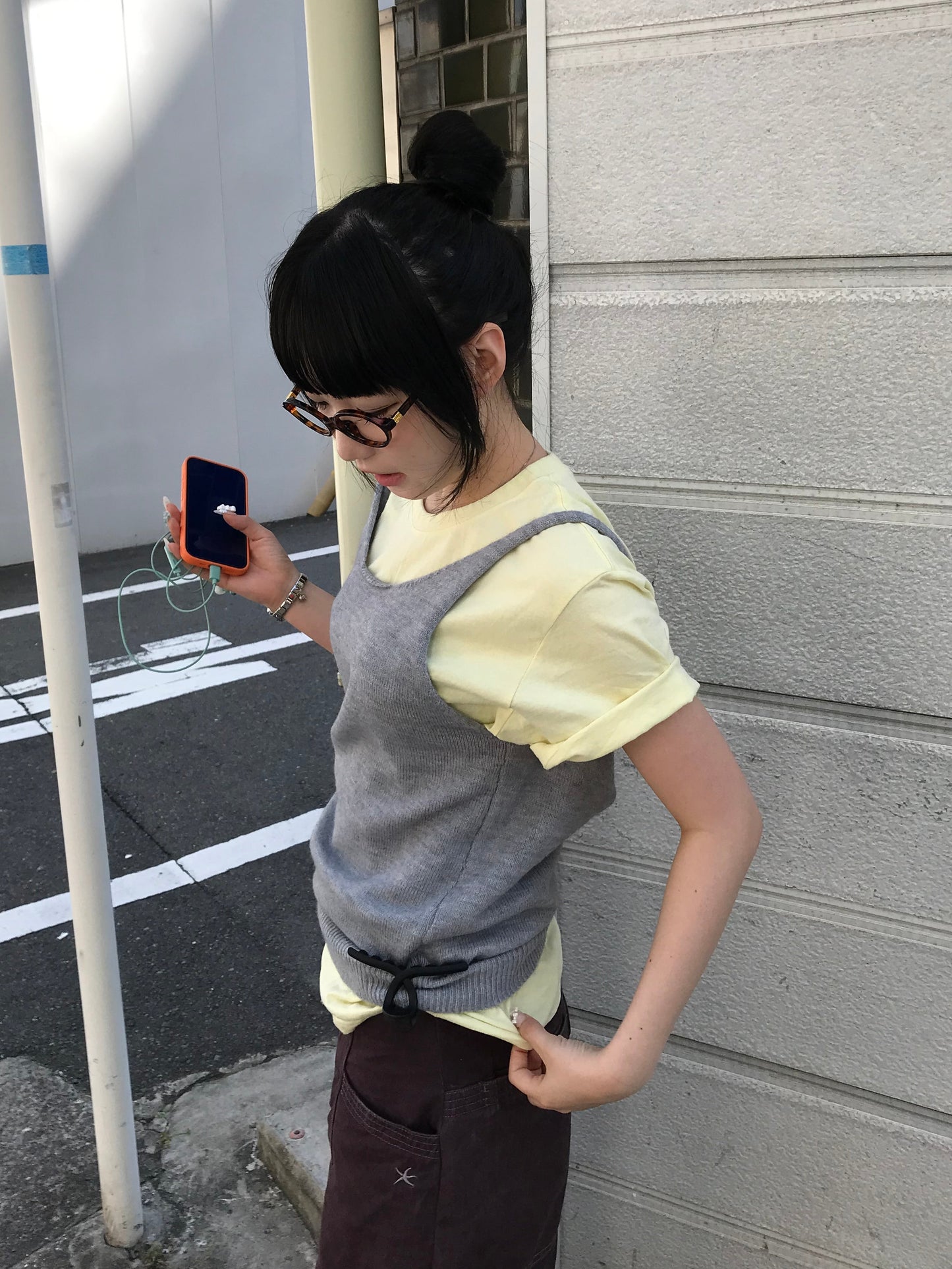 リブニットキャミトップ DPB85535