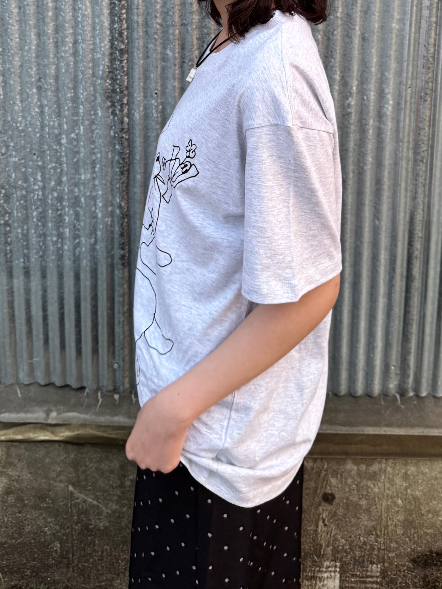 オヒルネキャットTシャツ DPC03055