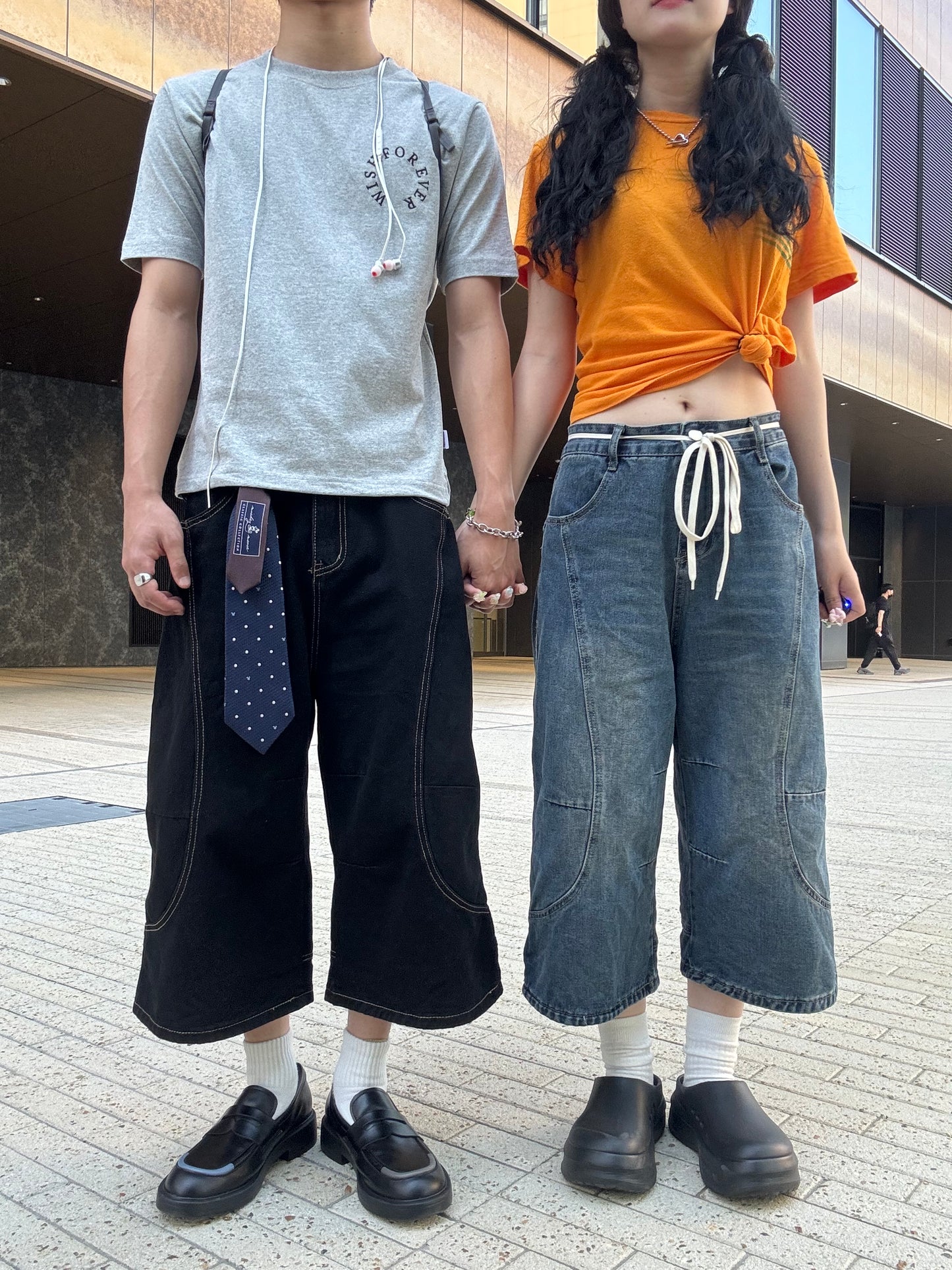 ステッチカーブラインハーフパンツ DPB85245