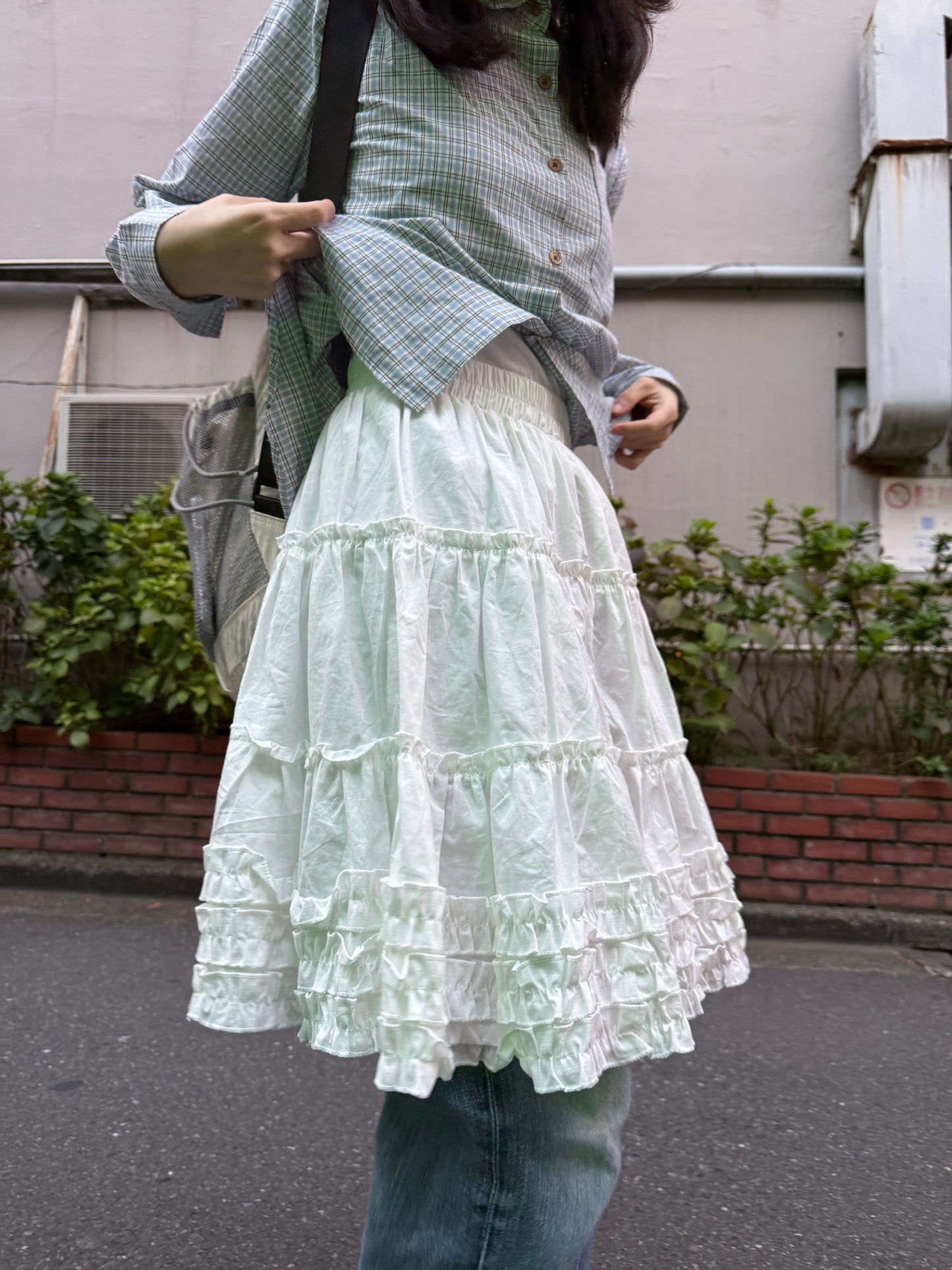 ホワイトレーススカート DPA43685