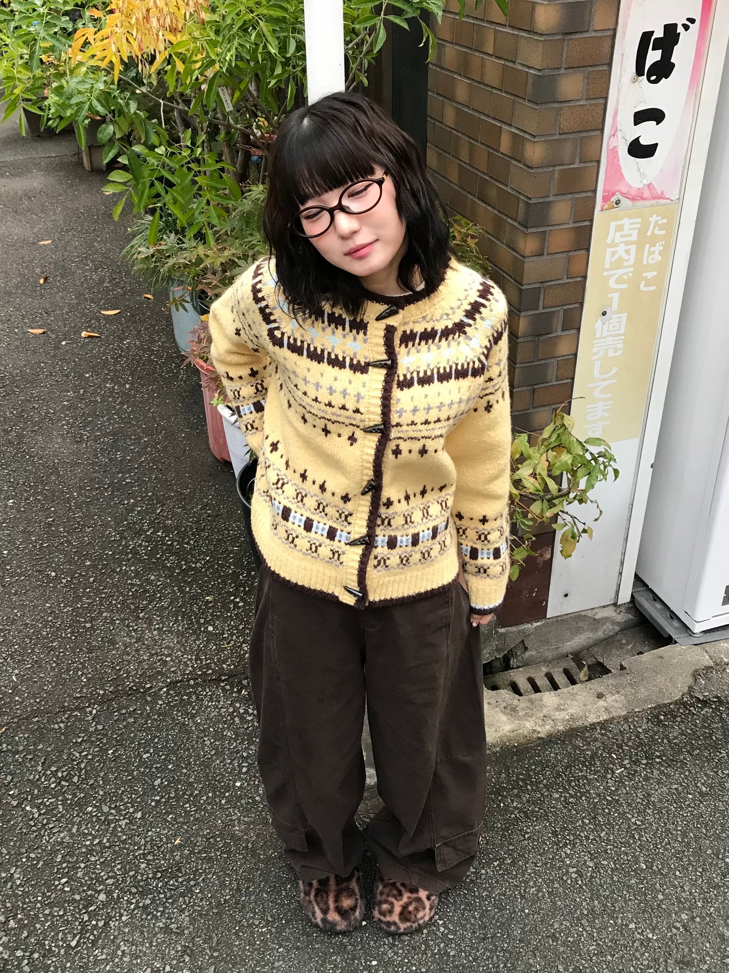 【即納】ノルディックトグルボタンニット DPB85420S