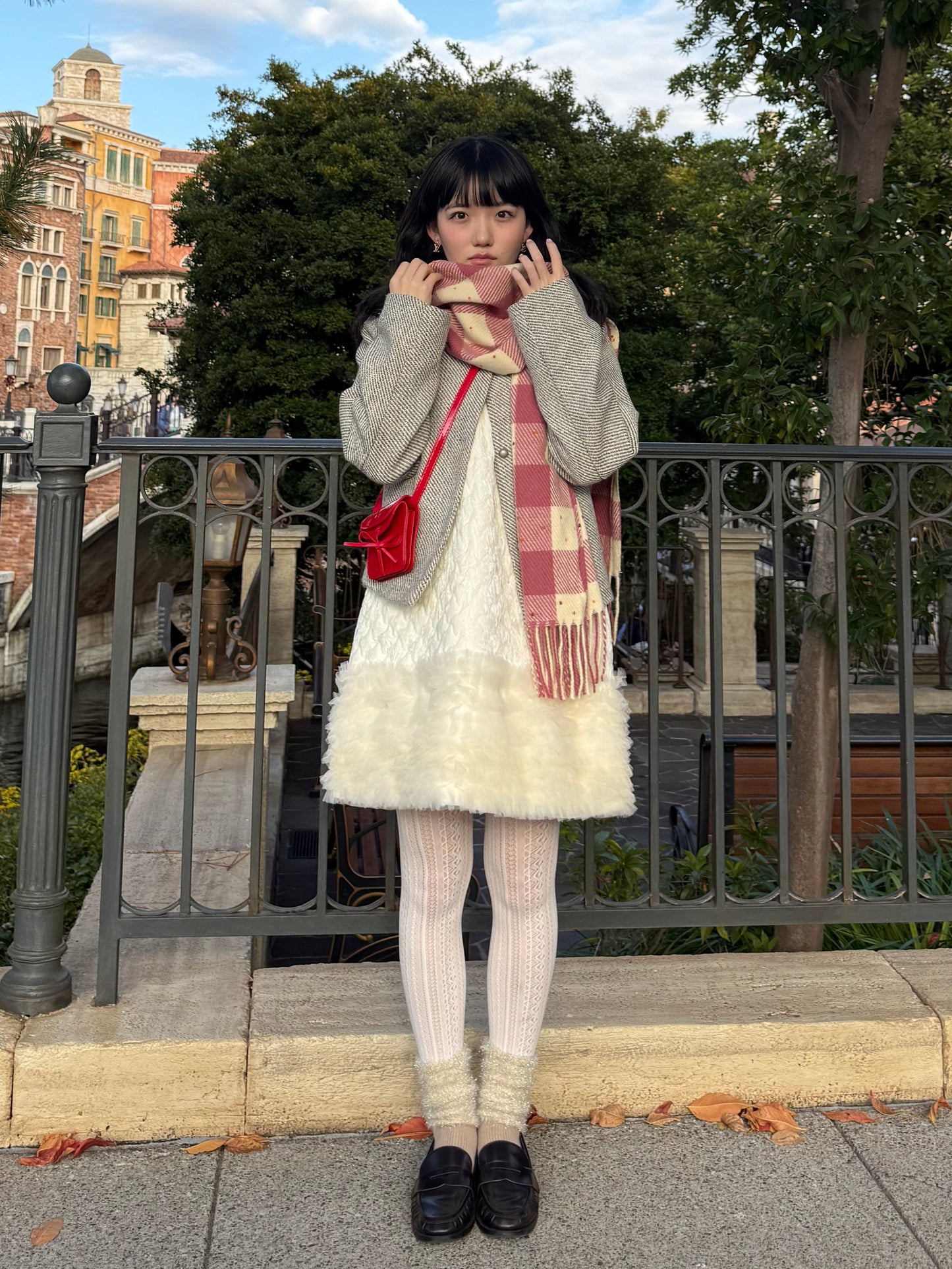 キルティングファーワンピース DPA43712