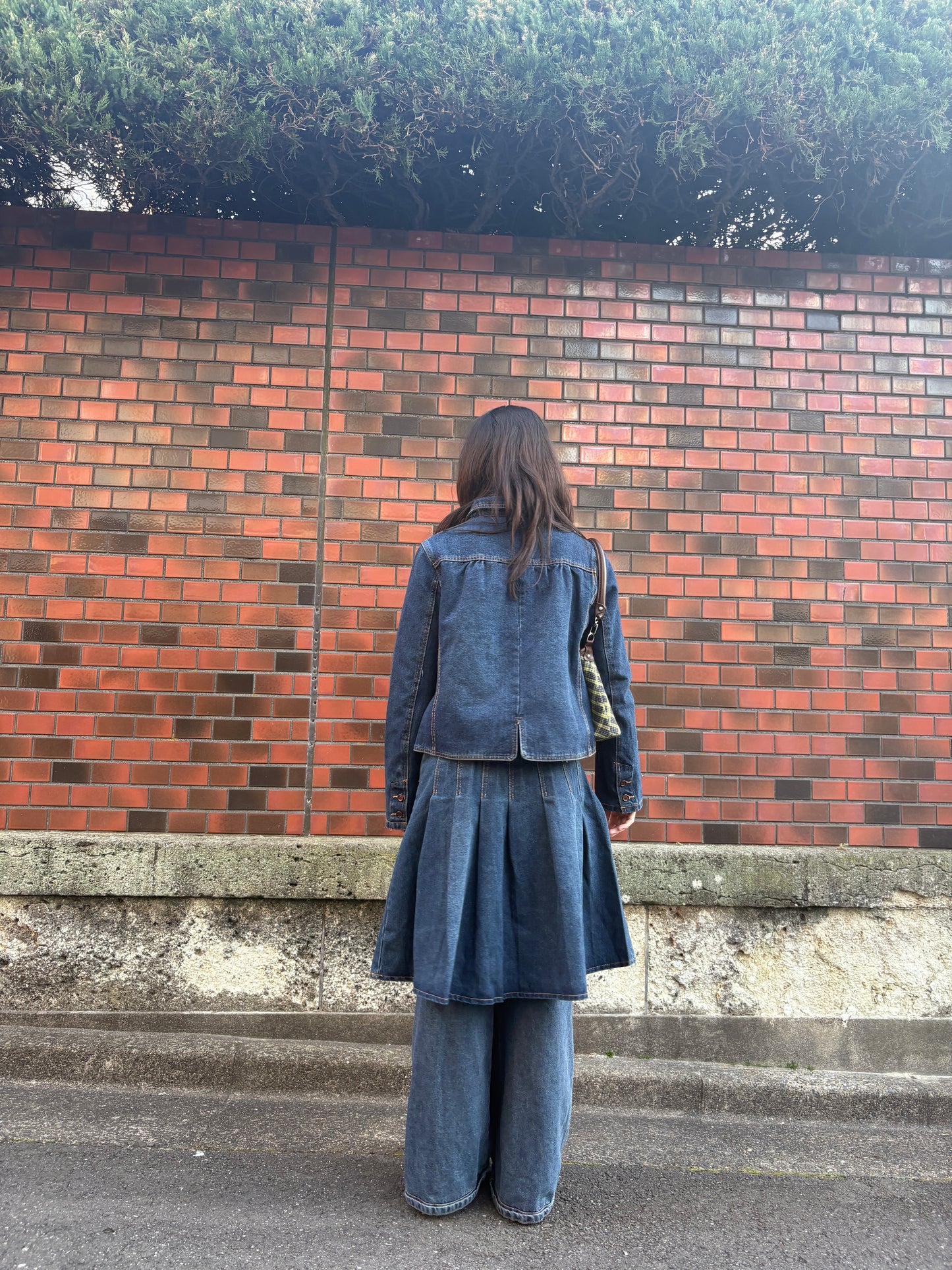 ラウンドカラーデニムジャケット DPA43773