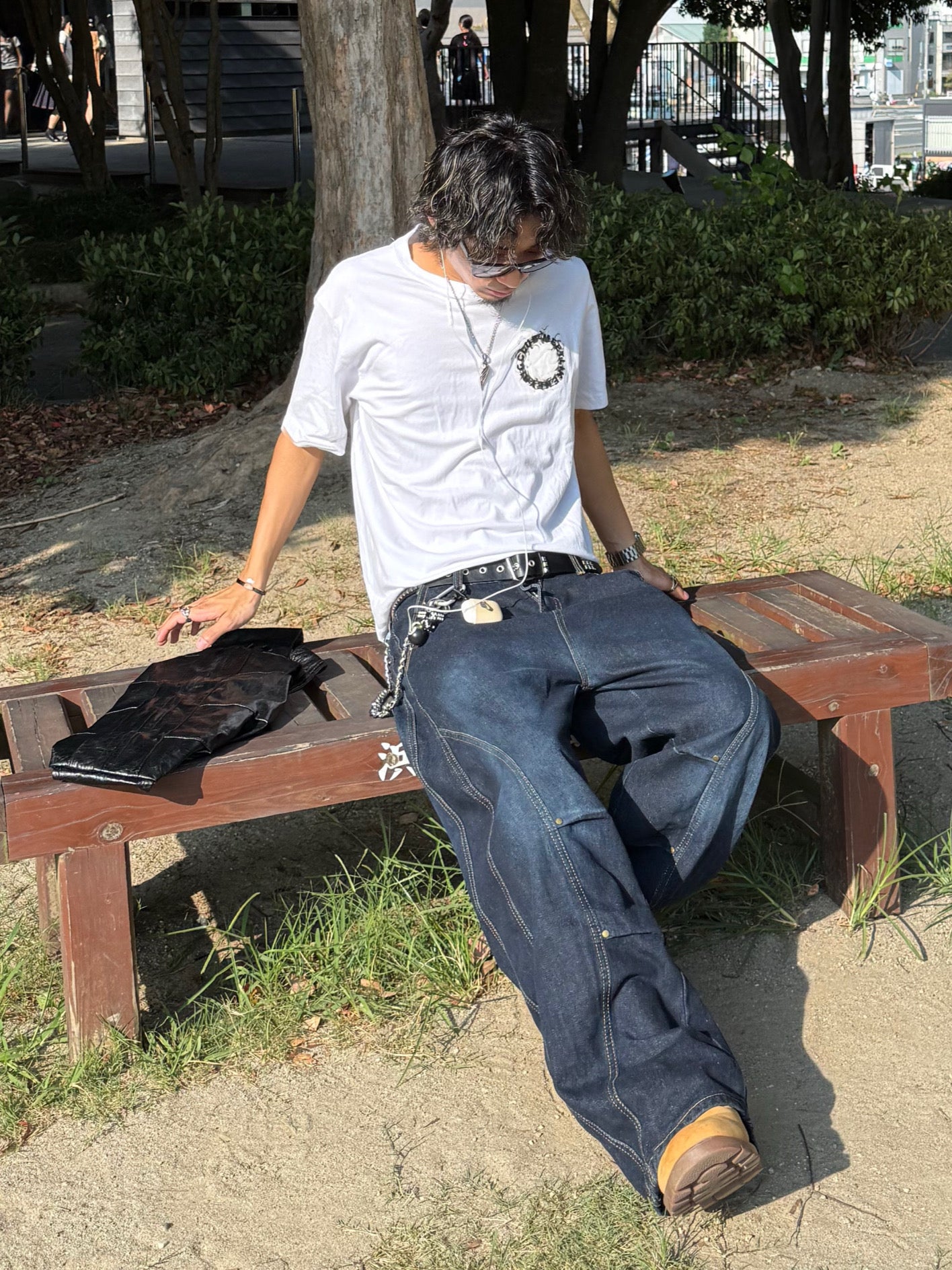 ダブルサークルロゴTシャツ DPB90003