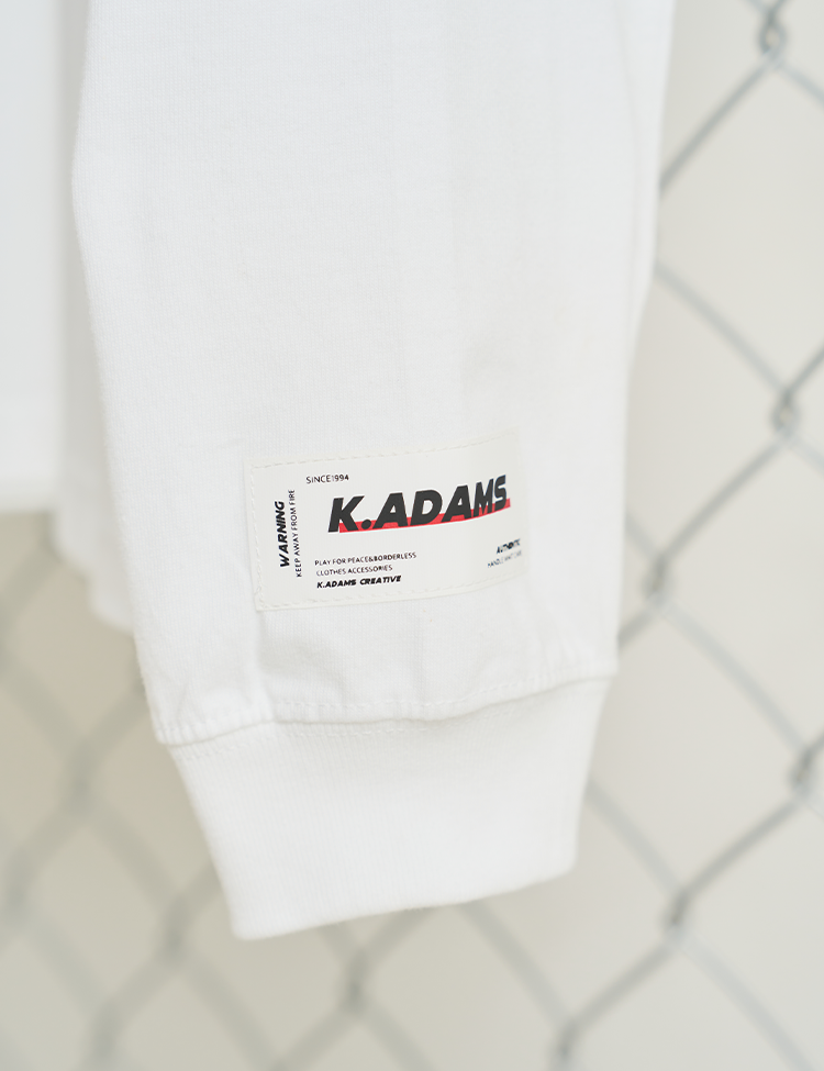 K.ADAMS LOGO LONG SLEEVE T-SHIRT