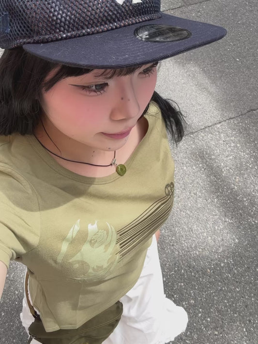 ビンテージデザインフィットTシャツ DPB89257