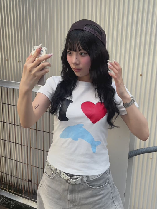 アイラブドルフィンTシャツ DPB89266