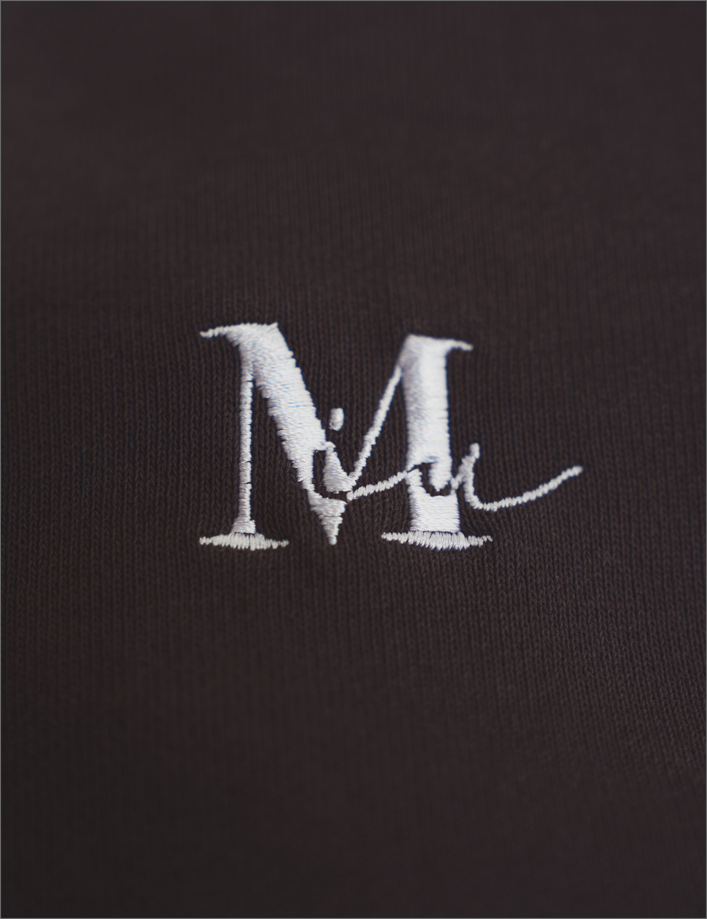 Monogram sweat shirts produce by miu