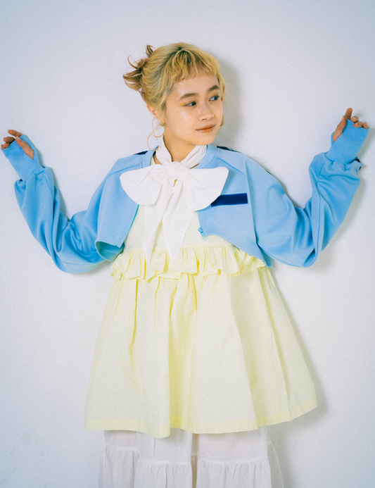 クロップドトラックジャケット