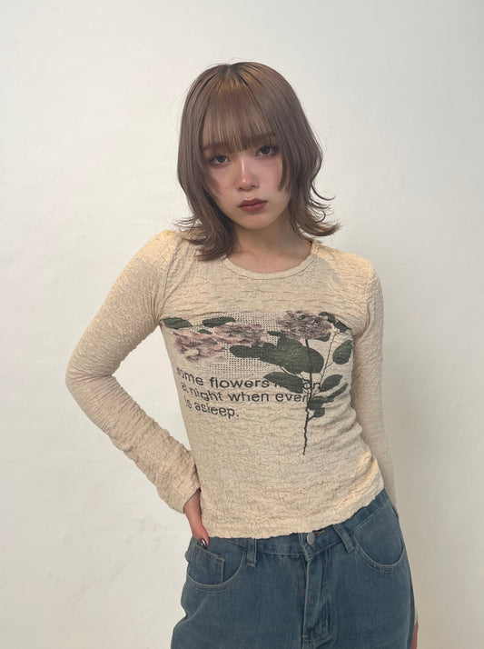 クレープフィットスリーブトップス DPA20273