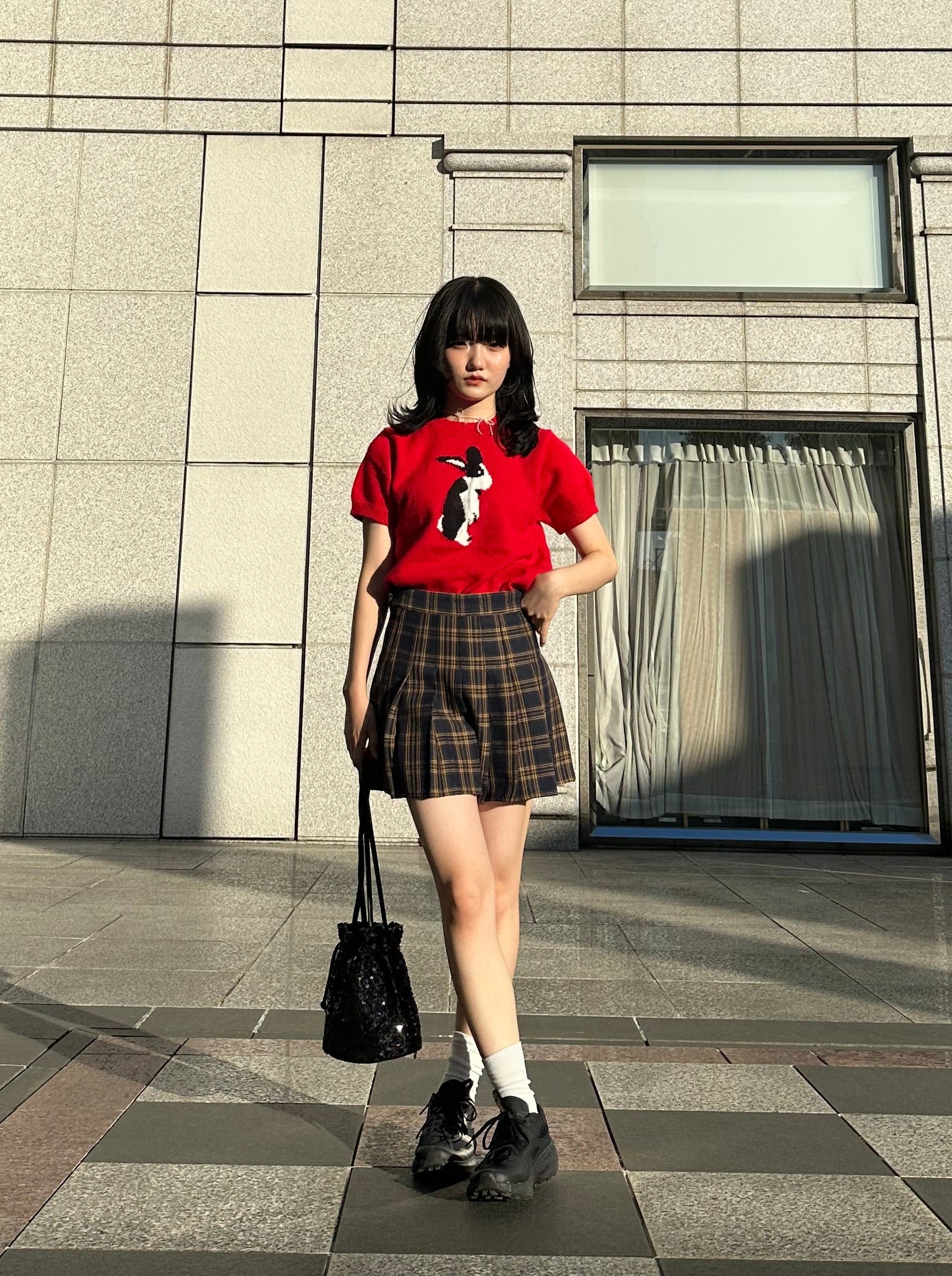 大きいサイズ レディース ラップスカート風ショートパンツ goldy