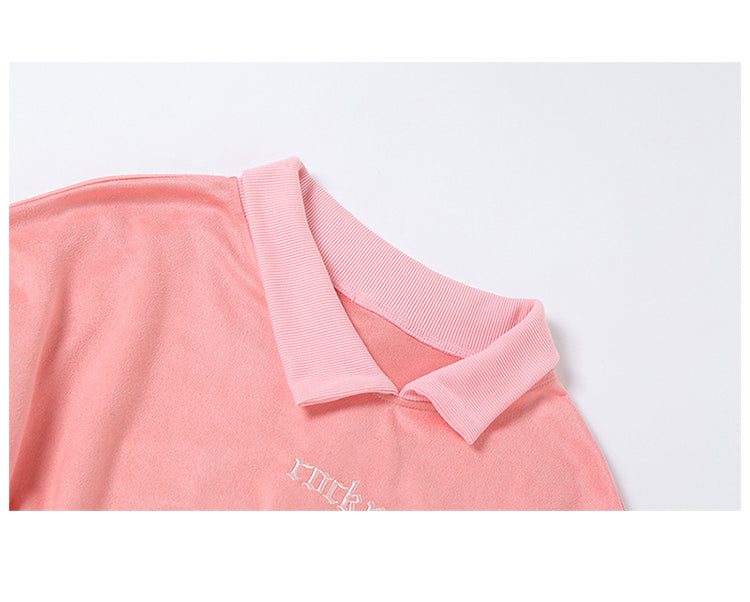 ピンクデザインシャツトップス DAA01953