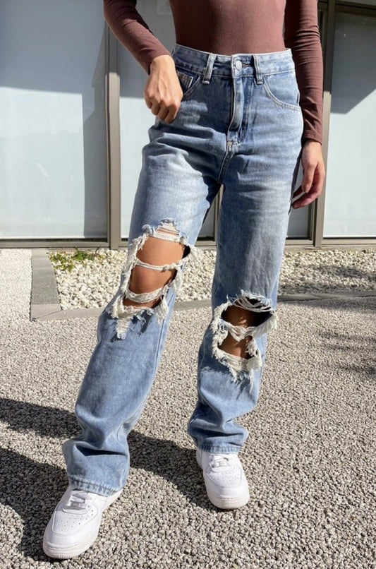 ダメージデニムパンツ DPA47049