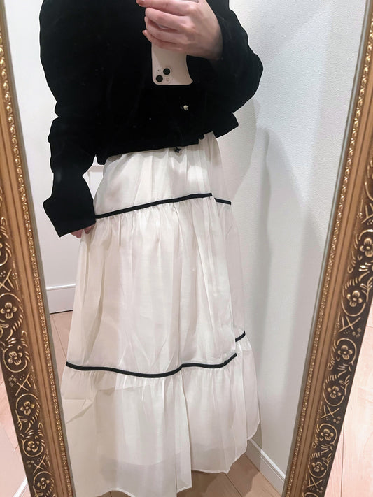 チュールデザインスカート CPA03044