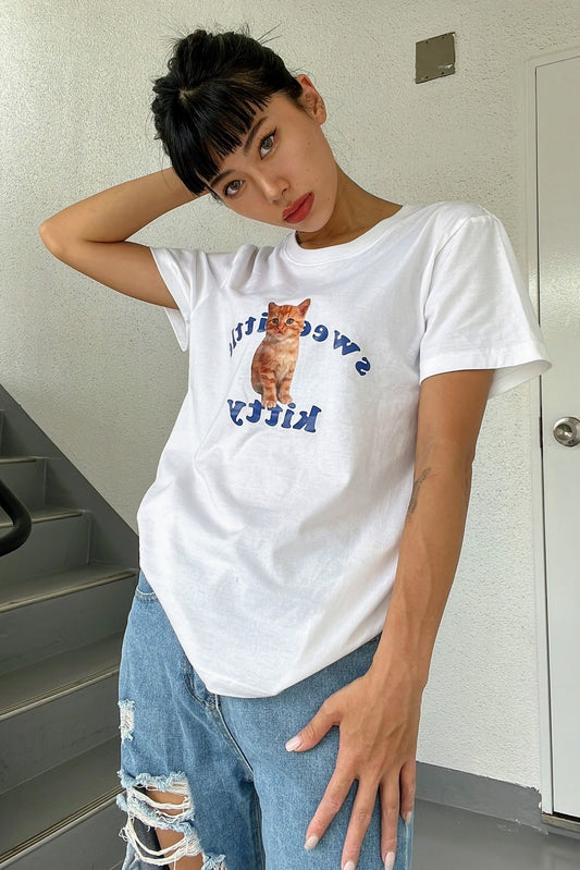 kittyプリントTシャツ DPA47017