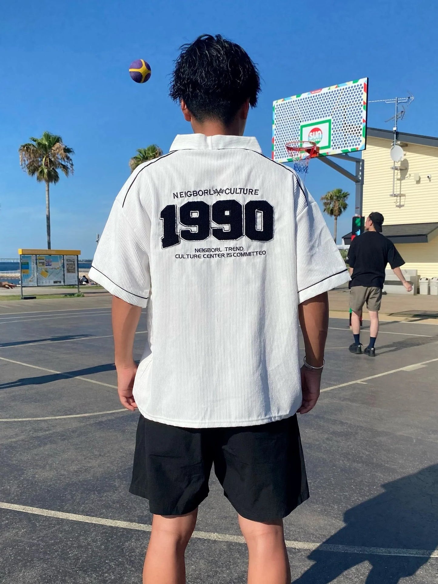 1990ホワイトベースボールシャツ DPA37024