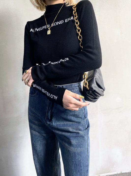 ハイネックロゴトップス DPB26059