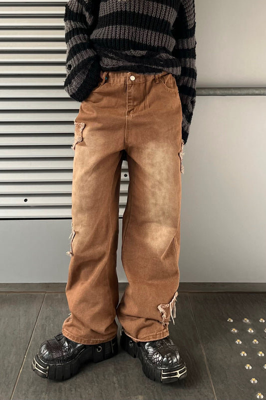 スターカットオフデニムパンツ DPA80106